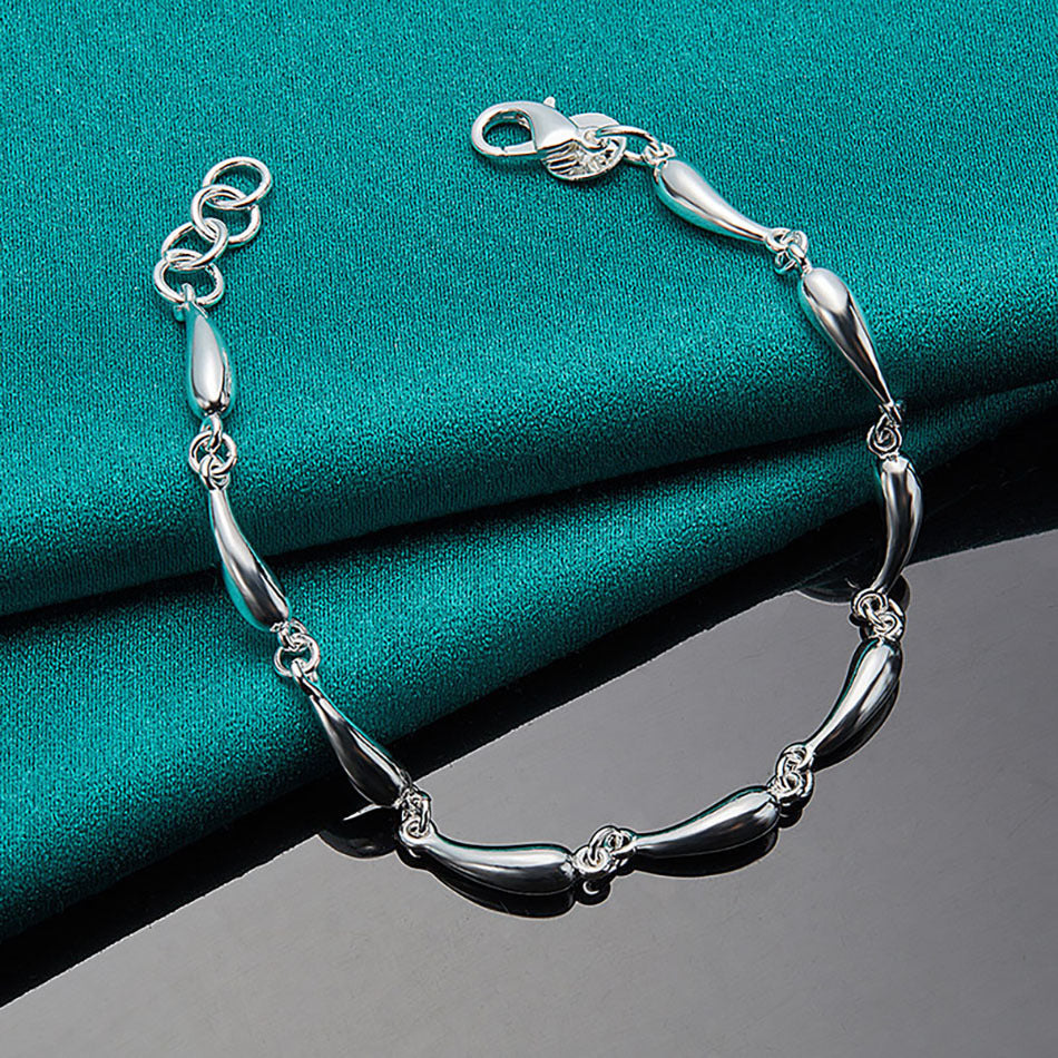 Silver Jewelry Full Water Drop Bracelet Jewelry