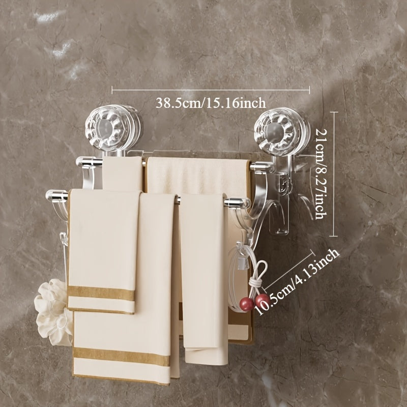 Wall-mounted Non-perforated, Bathroom Towel Rail