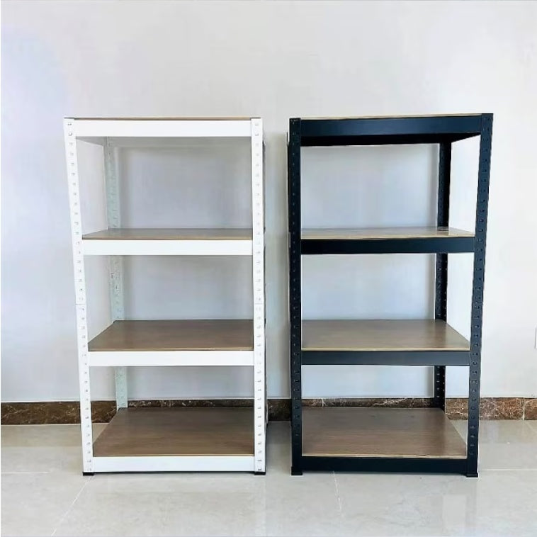 Storage Racks - 4 Tier Adjustable Garage Storage Racks White