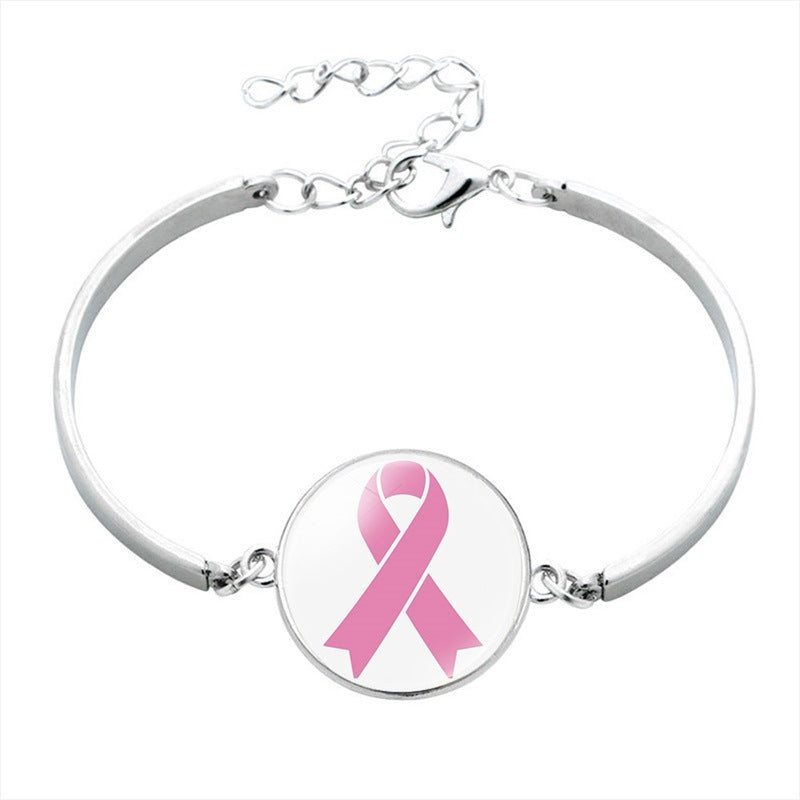 Trendy Pink Robin Breast Cancer Bracelet Jewelry Multi Cancer Awareness Bracelets