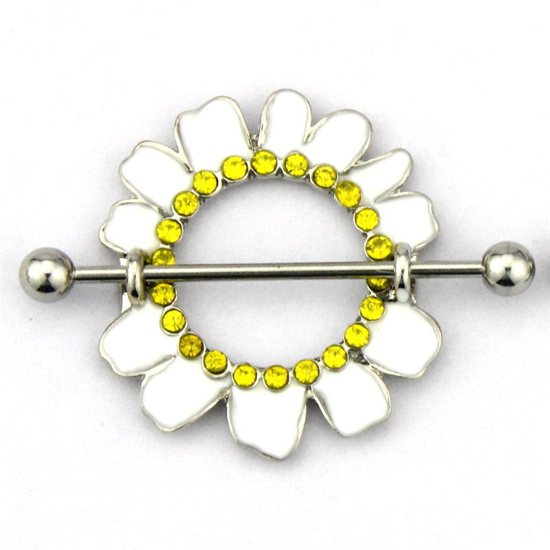 Oil Milk Ring Milk Jewelry Punk Style Body Piercing Ornament
