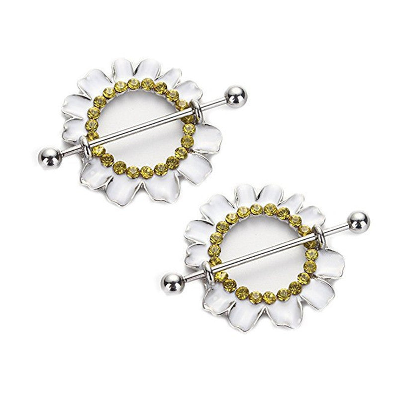 Oil Milk Ring Milk Jewelry Punk Style Body Piercing Ornament