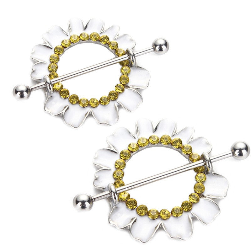 Oil Milk Ring Milk Jewelry Punk Style Body Piercing Ornament