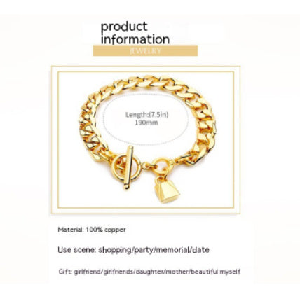 Bracelet Lock Your Heart Bracelet Jewelry Bracelet New