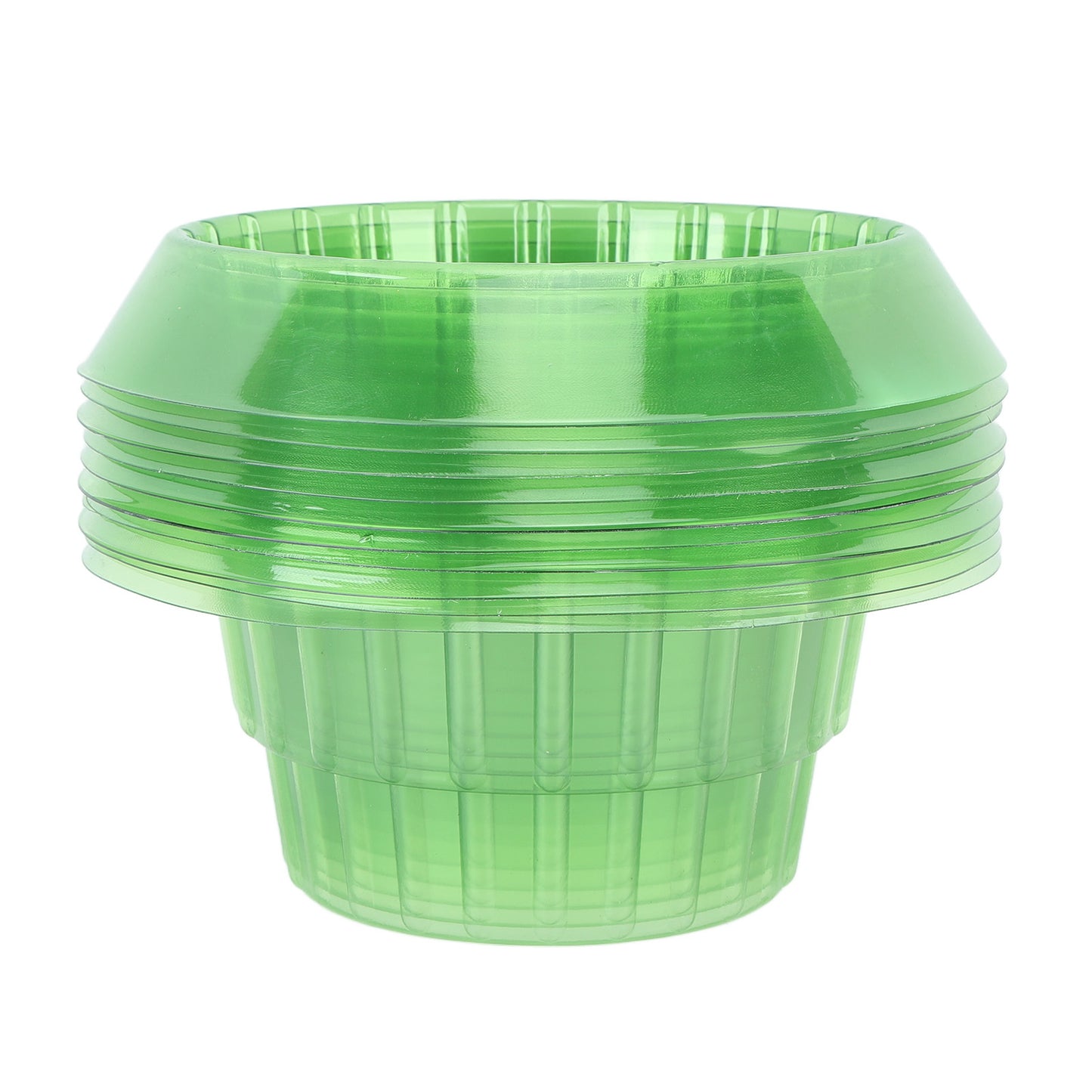 10pcs Green Garden Cloches Plastic Plant Round Cover Reusable Plant Seed Humidity Domes for Home Garden Yard Greenhouse