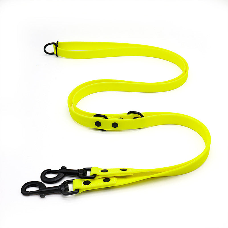 PVC Dog Traction Belt Multifunctional Double-ended Traction Rope