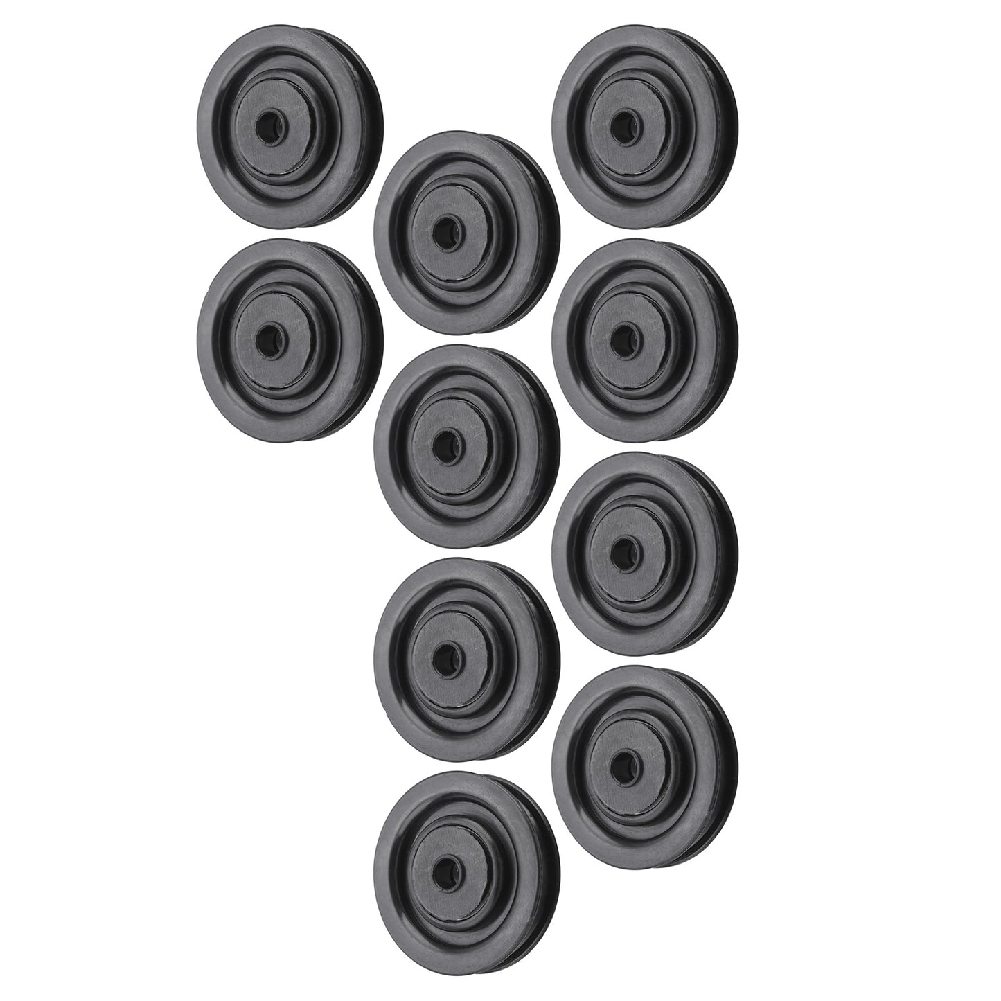 10Pcs Universal Pulley Wheel Fitness Hoisting Equipment Accessories Nylon Bearing Core75mm