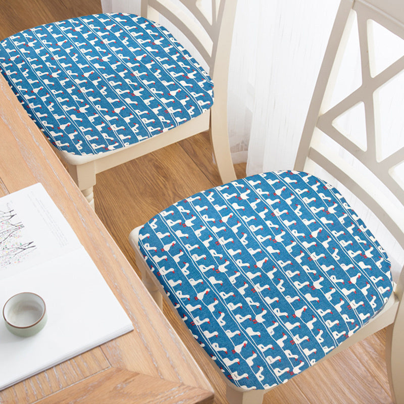 Household Removable And Washable Dining Table And Chair Non-slip Cushion