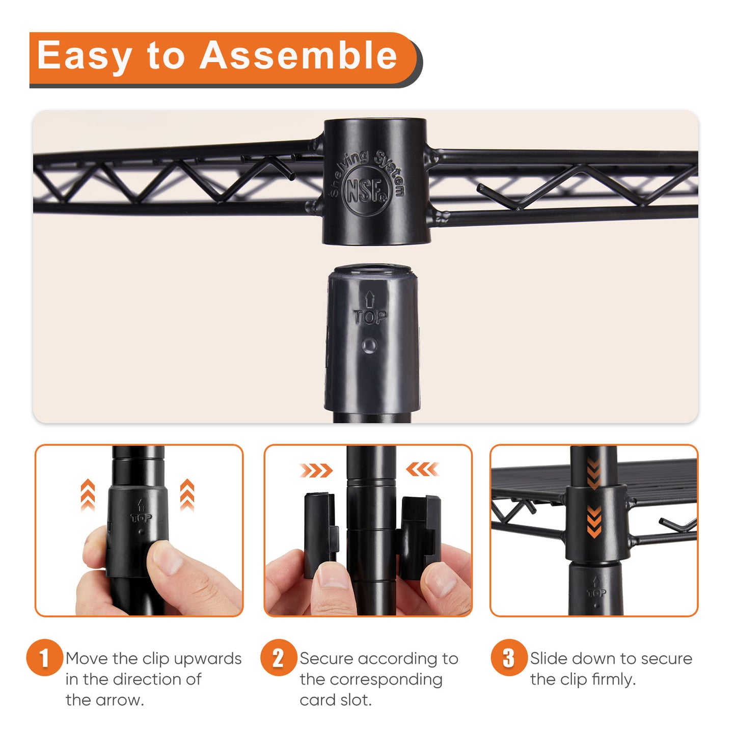 Adjustable Metal Wire Rack Heavy Vertical Rack