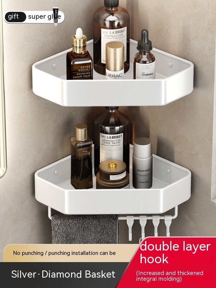 Bathroom Rack Punch-free Corner