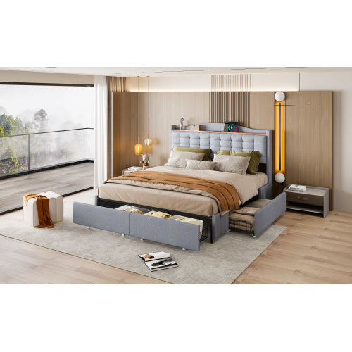 Linen Bed Frame