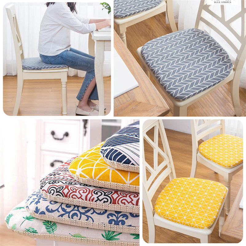 Household Removable And Washable Dining Table And Chair Non-slip Cushion