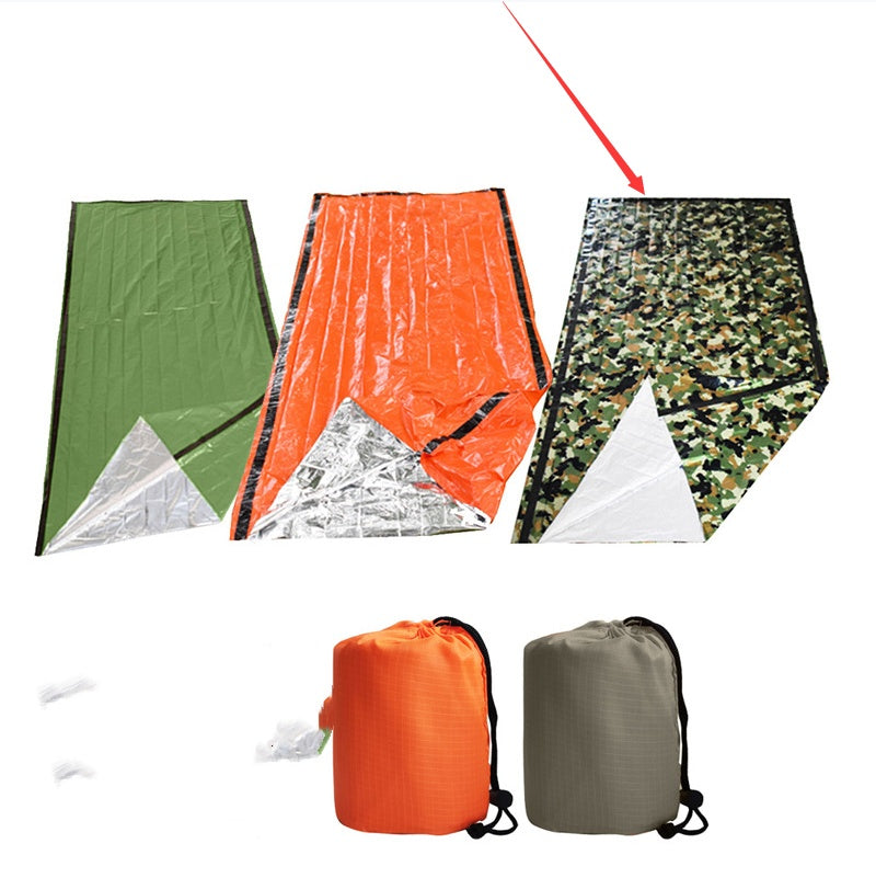 Thermal Insulation Emergency Sleeping Bag Orange Outdoor First-aid