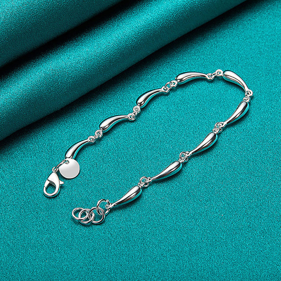 Silver Jewelry Full Water Drop Bracelet Jewelry