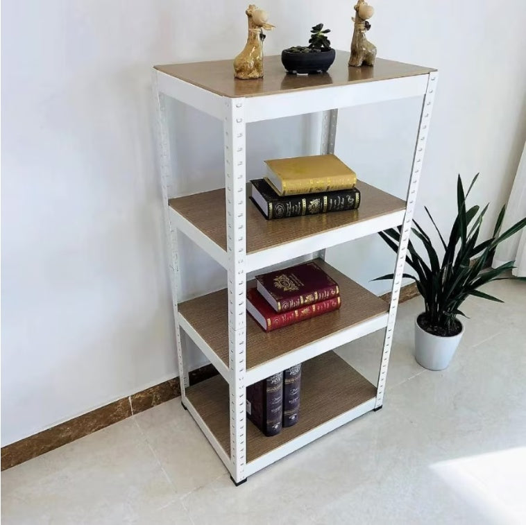 Storage Racks - 4 Tier Adjustable Garage Storage Racks White
