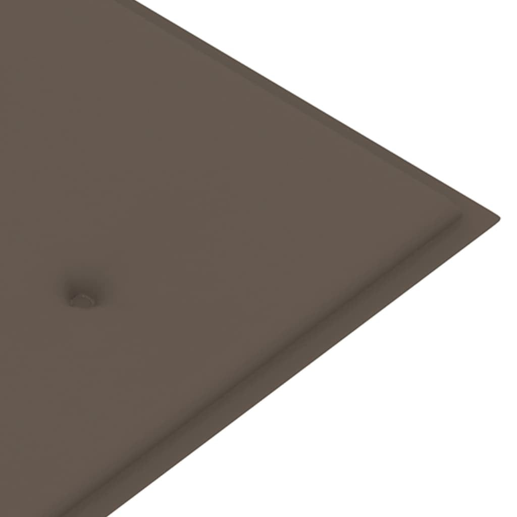Garden Bench Cushion Taupe 59.1inx19.7inx1.6in