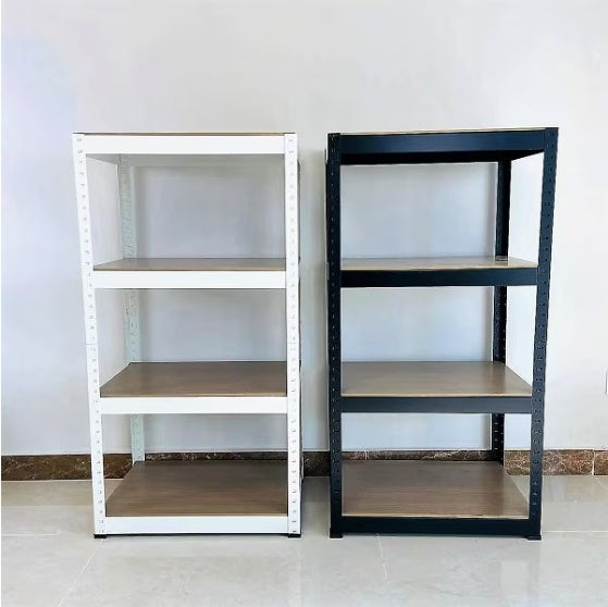 Storage Racks - 4 Tier Adjustable Garage Storage Racks White