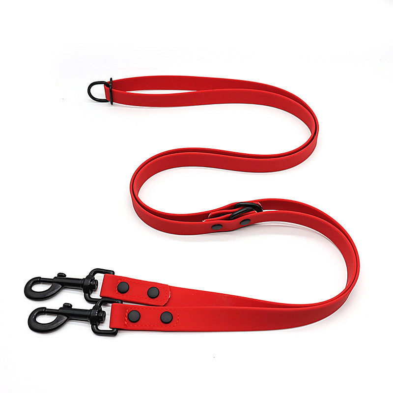 PVC Dog Traction Belt Multifunctional Double-ended Traction Rope