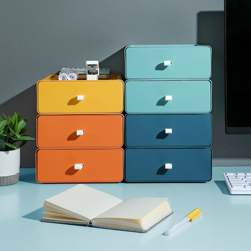Desktop Superimposed Drawer Storage Office Dormitory