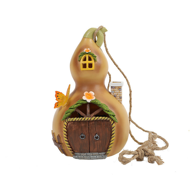 Gourd House Decoration Outdoor Courtyard Tree Pendant Solar Lamp
