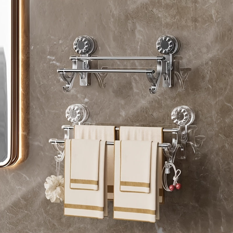 Wall-mounted Non-perforated, Bathroom Towel Rail