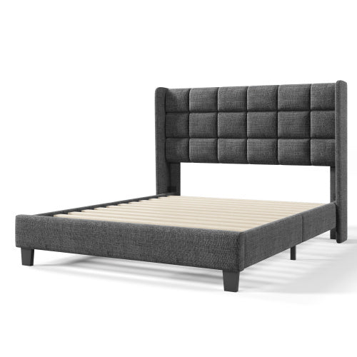 Linen Bed Frame Size 140 X 200
