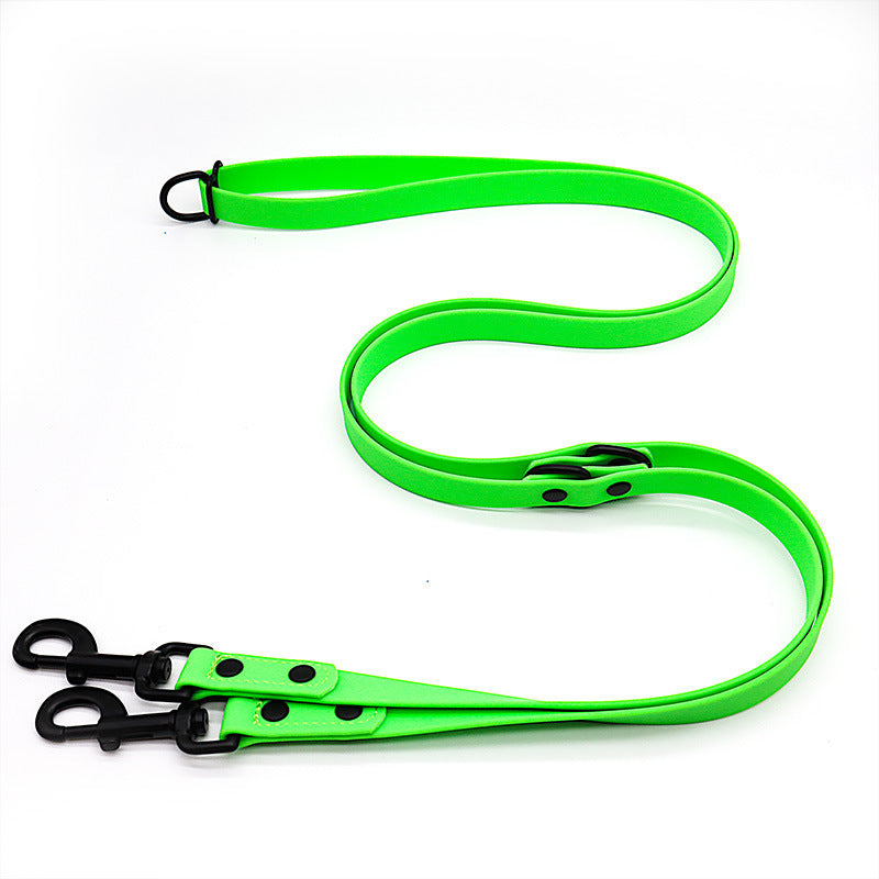 PVC Dog Traction Belt Multifunctional Double-ended Traction Rope