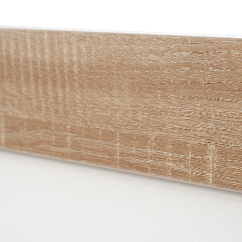 Floating Bed With Headboard In Timber Slatted Frame Size 160cmx200cm