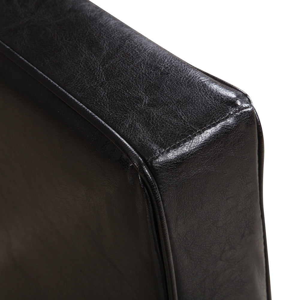 Faux Leather Upholstered Platform Bed Frame/Mattress Foundation