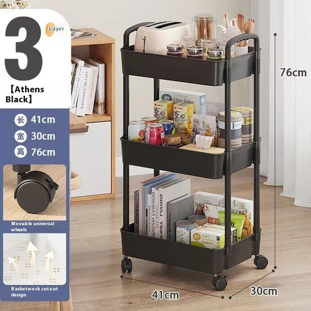 Trolley Rack Kitchen And Bedroom Snack Bathroom Bathroom Storage Rack
