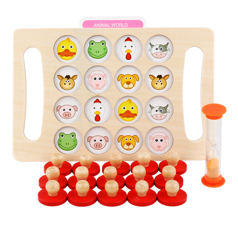 Intellectual Development Wooden Children's Memory Chess