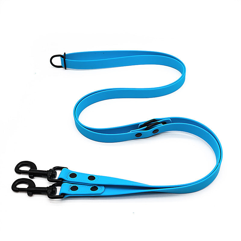 PVC Dog Traction Belt Multifunctional Double-ended Traction Rope
