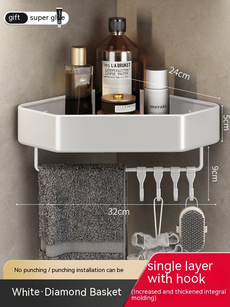 Bathroom Rack Punch-free Corner