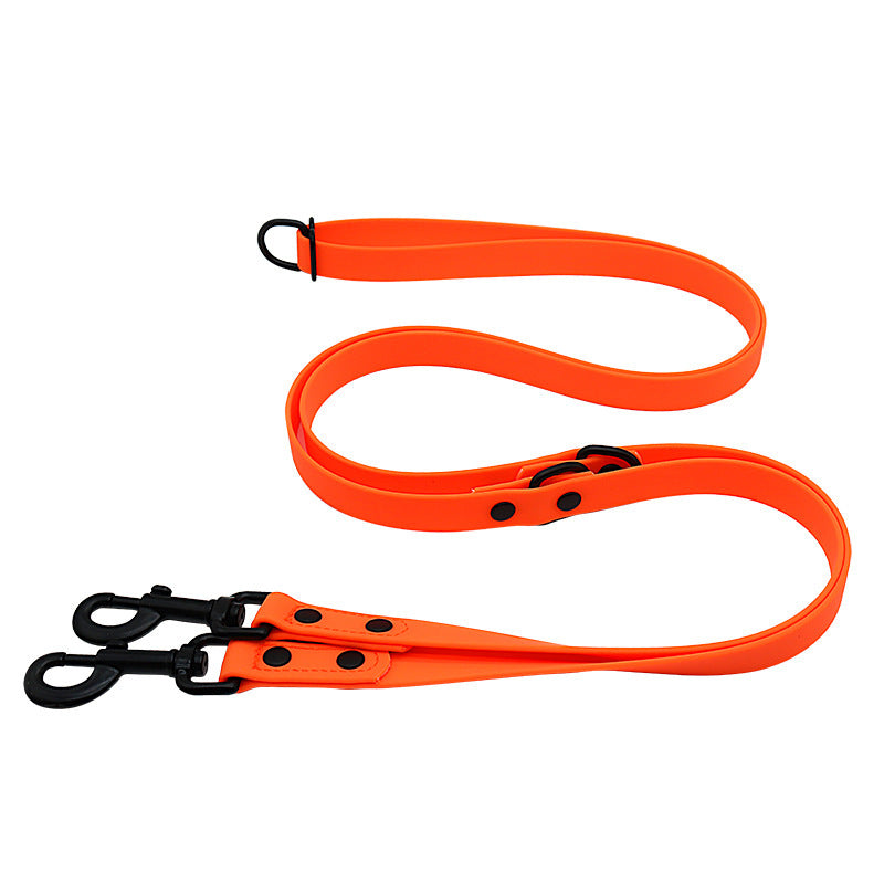 PVC Dog Traction Belt Multifunctional Double-ended Traction Rope