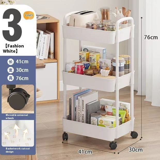 Trolley Rack Kitchen And Bedroom Snack Bathroom Bathroom Storage Rack