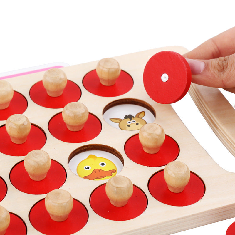 Intellectual Development Wooden Children's Memory Chess