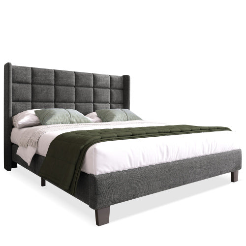 Linen Bed Frame Size 140 X 200