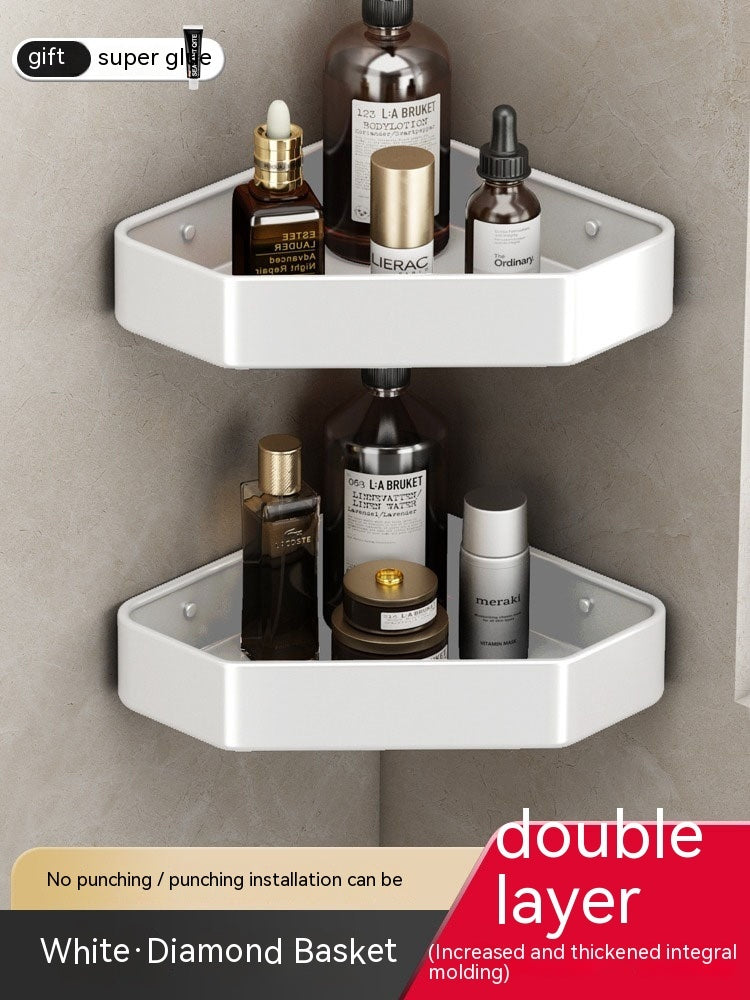 Bathroom Rack Punch-free Corner