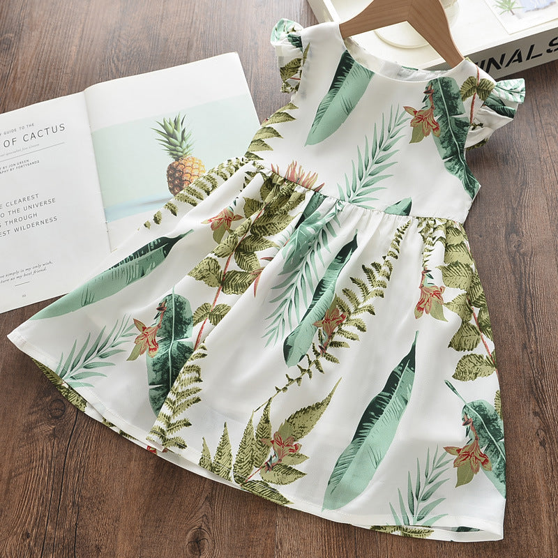 Girls Skirt Simple Elegant Dress Princess Dress