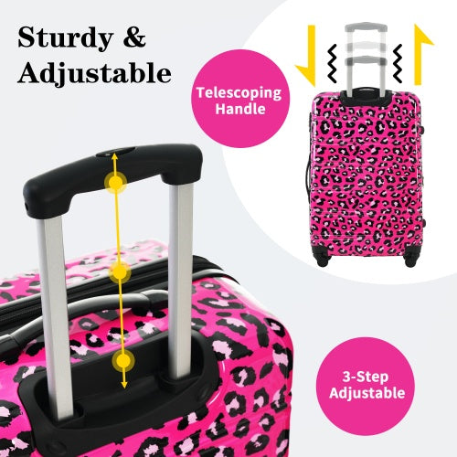 Hardshell Luggage Sets 3 Pcs Spinner Suitcase With TSA Lock Lightweight-20 24 28 Luggages