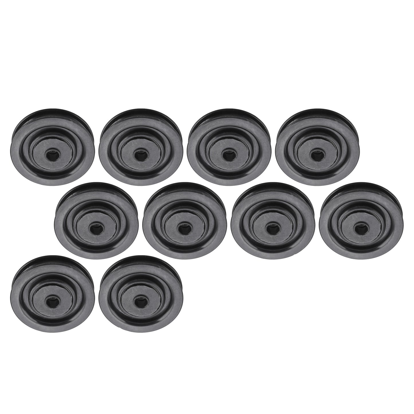 10Pcs Universal Pulley Wheel Fitness Hoisting Equipment Accessories Nylon Bearing Core75mm