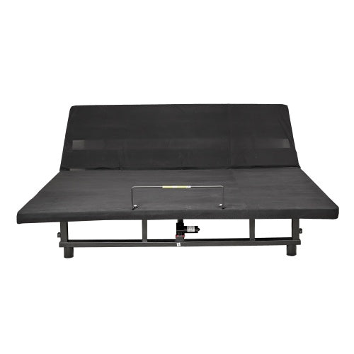 Adjustable Bed Base Frame Queen Bed Frame With Head And Foot Incline Wireless Remote Zero Gravity Quiet Motor Black Queen