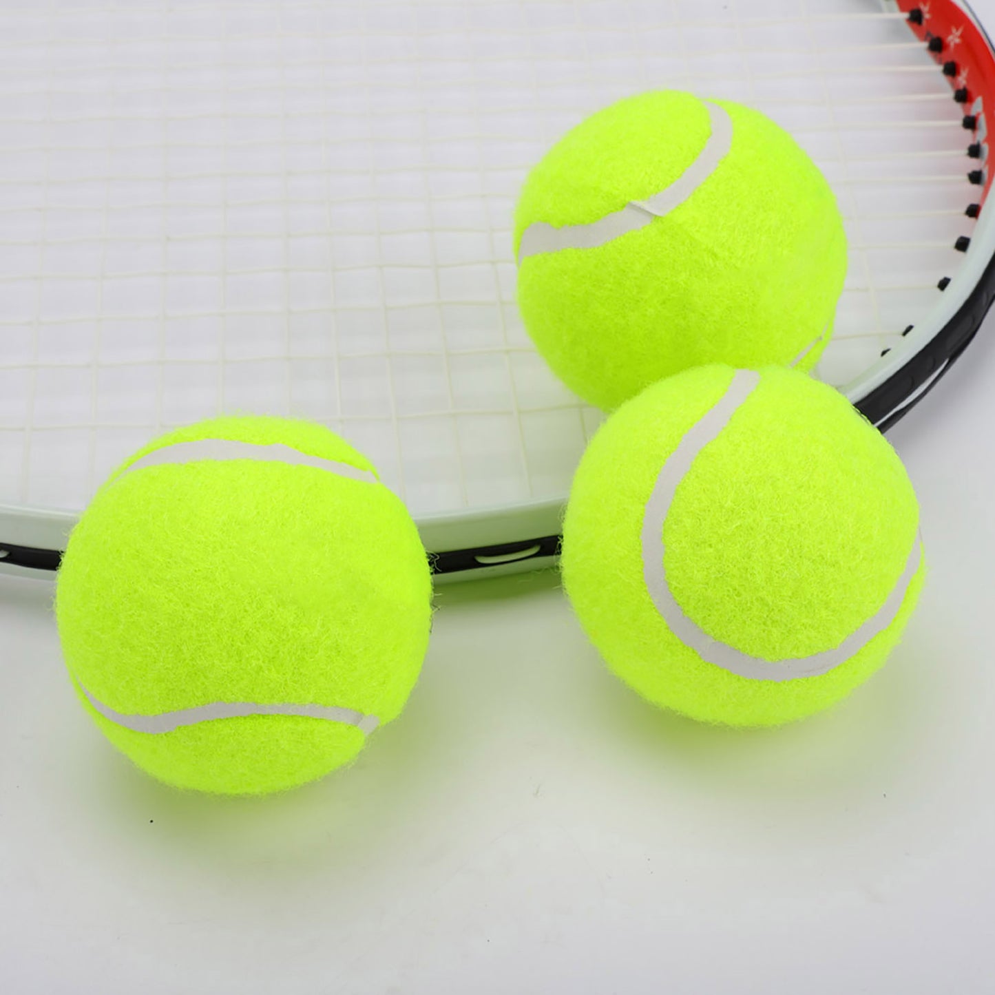 3 Pcs Tennis Ball Prctice Balls for Competition Training Exercises Entertainment