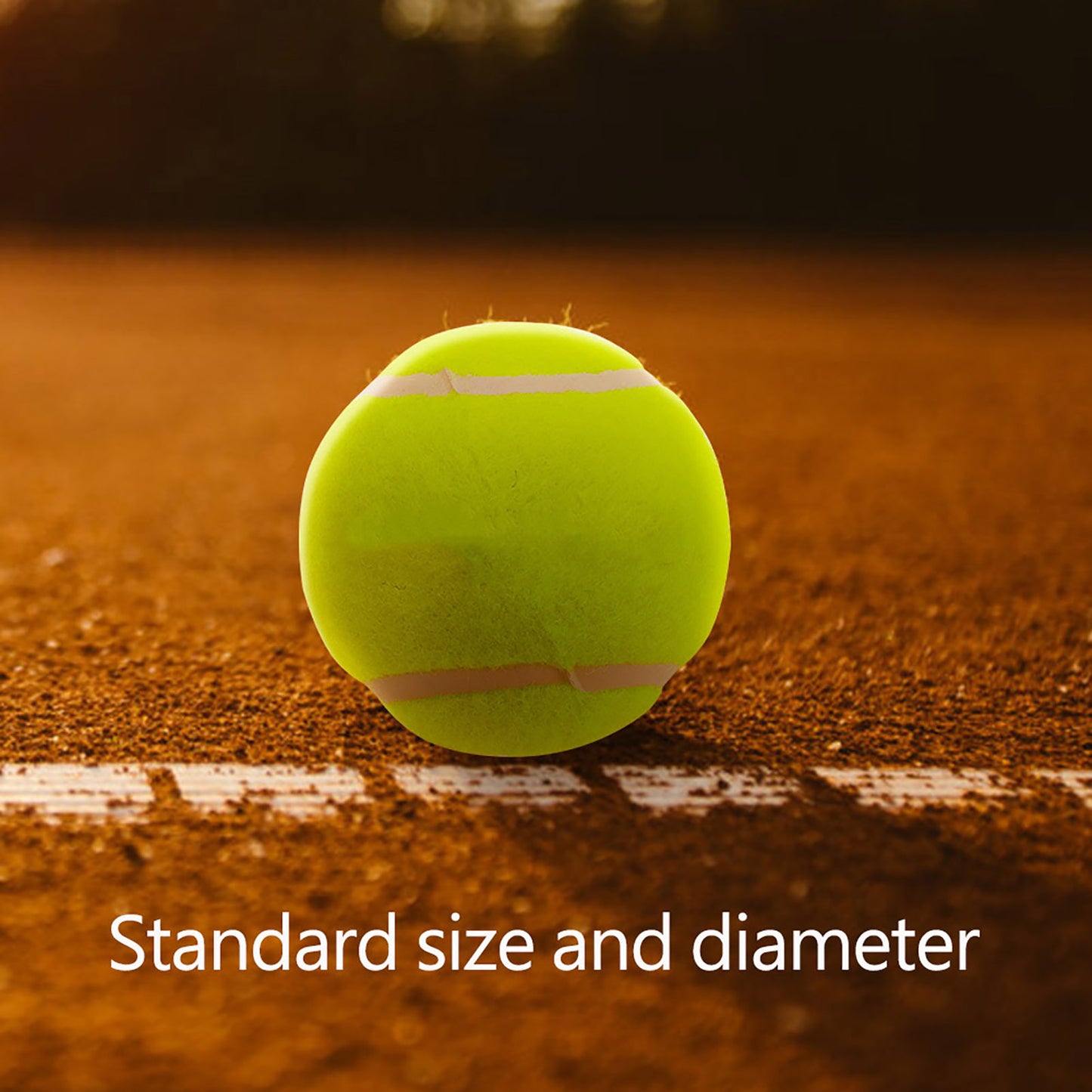 3 Pcs Tennis Ball Prctice Balls for Competition Training Exercises Entertainment