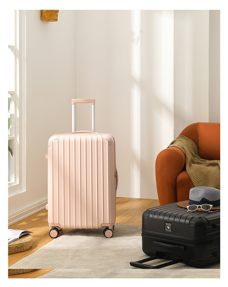 Luggage Trolley Boarding Travel Suitcase With Combination Lock