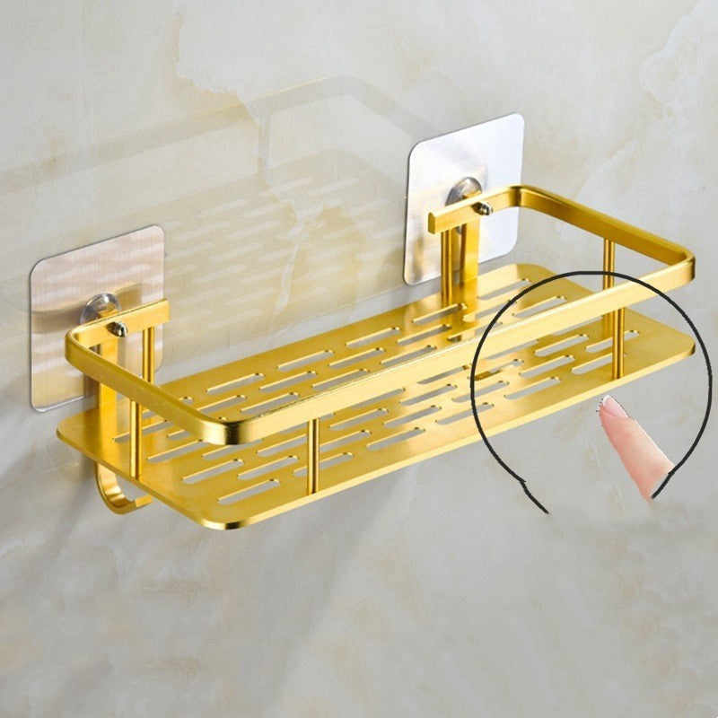 Bathroom Bathroom Storage Rack Wall Bath Room Storage Rack Punch-free