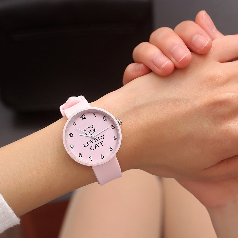Korean fashion small dial ladies thin strap student watch personality trend female models