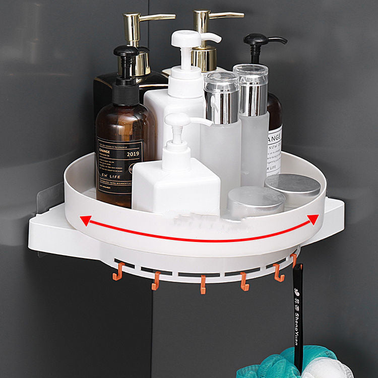 No Hole Rotary Toilet Rack Bathroom Triangle Rack
