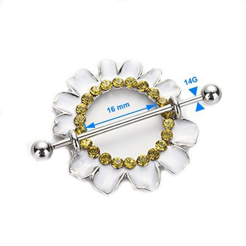 Oil Milk Ring Milk Jewelry Punk Style Body Piercing Ornament