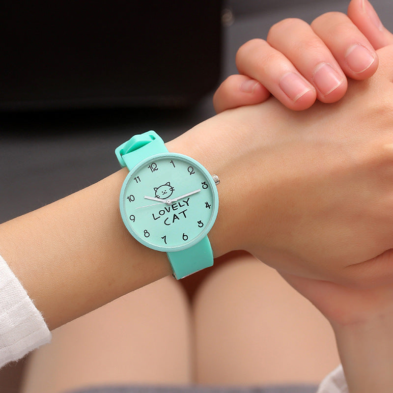 Korean fashion small dial ladies thin strap student watch personality trend female models